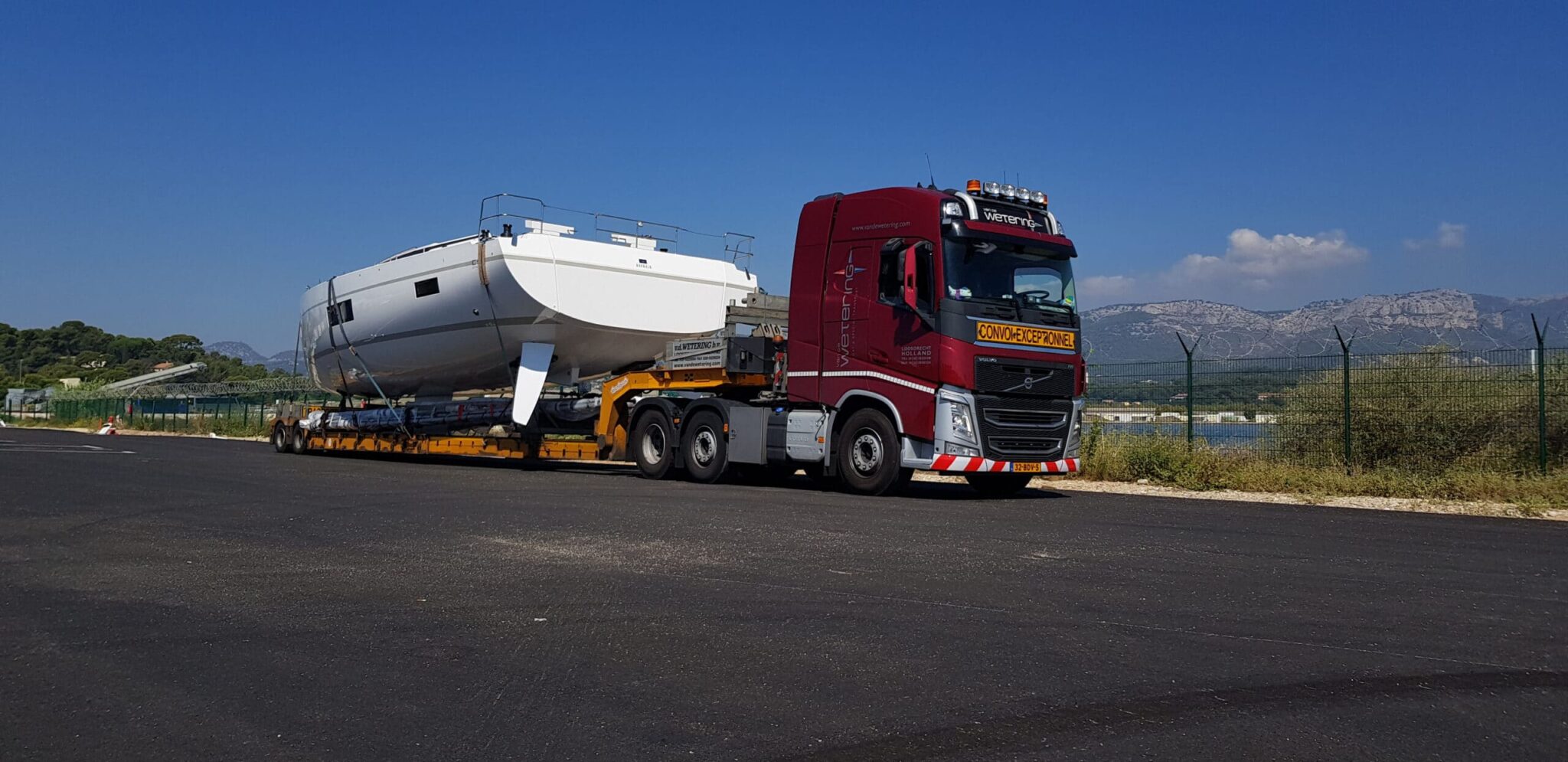 Segelboottransporte