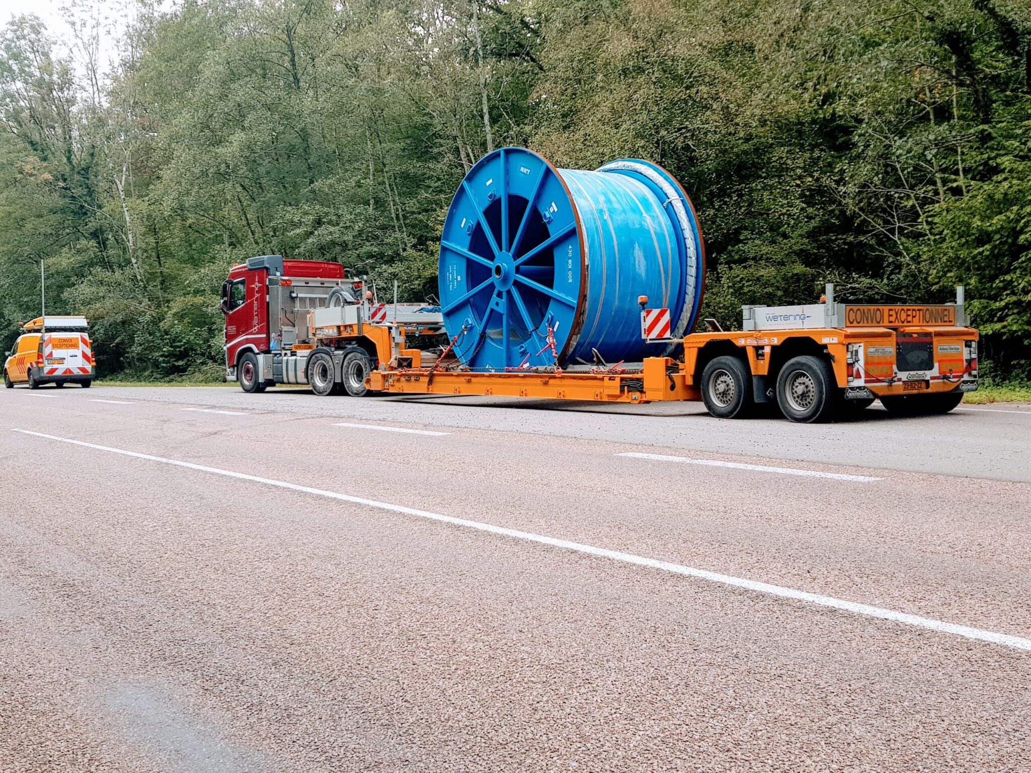 Kabeltrommeltransporte